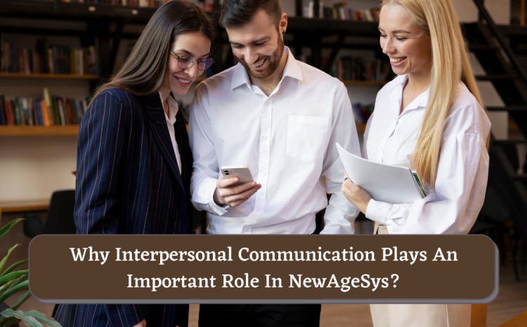  Why Interpersonal Communication Plays An Important Role In NewAgeSys?