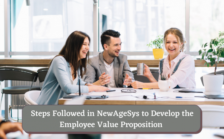  Steps Followed in NewAgeSys to Develop the Employee Value Proposition